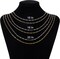 12Pcs Gold and Silver Paperclip Chains for Jewelry Making 16 Inch Stainless Steel Chain Bulk for Women and Men